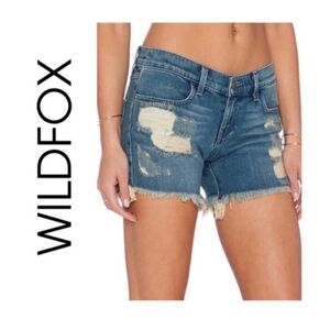 Wildfox Sawyer Cut Off Shorts Distressed Size 26